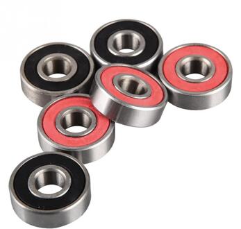 10Pcs Staal Vervangende Onderdelen Rustig Sport Accessoires Skateboard Longboard Dragen 608zz Explosieveilige Wiellager