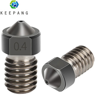 10pcs stainless steel E3D nozzle V5 V6 3D Printer Nozzle M6 screw thread 1.75mm 3mm Filament 0.2 0.3 0.4 0.5 0.6 0.8mm Nozzle