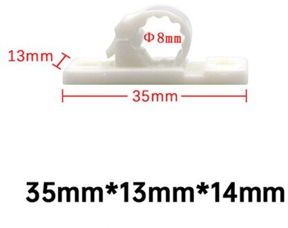 10Pcs Sticky Bedrading Vaststelling S Base Haak Draad Kabel Gadget Clip Zelfklevende Snap Type Vaste Kabel Lijn Clip klem wit-S