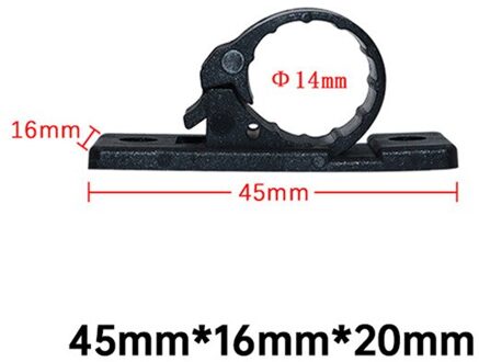 10Pcs Sticky Bedrading Vaststelling S Base Haak Draad Kabel Gadget Clip Zelfklevende Snap Type Vaste Kabel Lijn Clip klem zwart-M