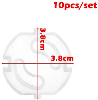 10Pcs Stopcontact Stopcontact Baby Kids Kind Veiligheid Guard Bescherming Anti Elektrische Shock Stekkers Protector Draaien Cover 3