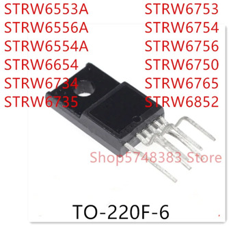 10PCS STRW6553A STRW6556A STRW6554A STRW6654 STRW6734 STRW6735 STRW6753 STRW6754 STRW6756 STRW6750 STRW6765 STRW6852 TO-220F-6