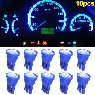 10Pcs T10 Wedge 5050 Smd Auto Led Gauge Cluster Lichten 147 152 Snelheidsmeter Lampen SP99 wit