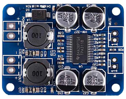10Pcs TPA3118 PBTL Mono Digital Amplifier Board 1X60W 12V 24V POWER AMP
