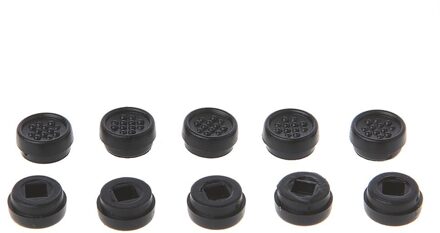 10Pcs Trackpoint Pointer Muis Stok Punt Cap Voor Dell Laptop Toetsenbord zwart