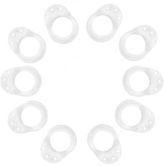 10Pcs Transparant Silicagel Deur Buffer Muur Protectors Deurklink Bumpers Voor Deurstopper Doorstop Home Improvement Tool Q40