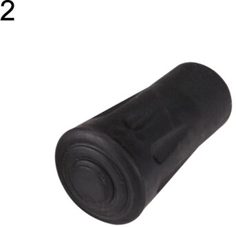 10Pcs Trekking Pole Tip Wandelstok Cover Pad Tip Protectors Rubber Pads Buffer Vervanging Tips End Voor Wandelen Apparatuur zwart lang