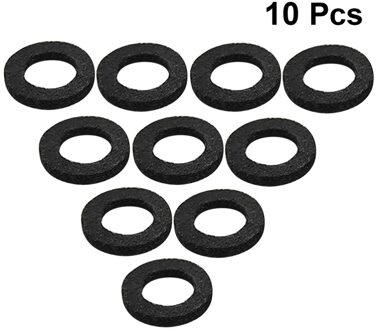 10Pcs Trompet Klep Vilt Wasmachines Kussen Pad Trompetten Muziekinstrument Accessoire (Wit) zwart