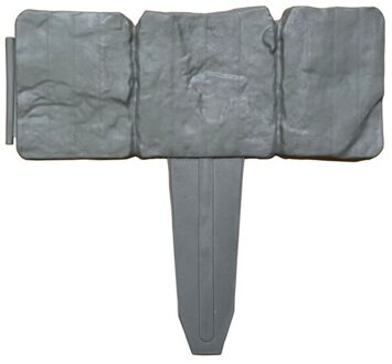 10Pcs Tuin Hek Rand Cobbled Imitatie Steen Effect Diy Plastic Gazon Rand Plant Grens Decoratieve Tuin Landschap