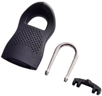 10Pcs Universele Afneembare Rits Puller Set Mode Vrouwen Trui Gesp Riem Jurk Elastische Lederen Broeksbanden Brede Pin Wa C3M1 zwart 10stk S