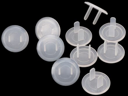 10Pcs Us Kind Veiligheid Stopcontact Cover Baby Anti Elektrische Shock Protector T3LA