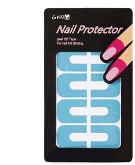 10Pcs/Vel Nagellak Varnish Protector Stickers Holder Tool Creatieve U-vorm Spill-Proof Duurzaam Manicure tool Vinger Cover 09