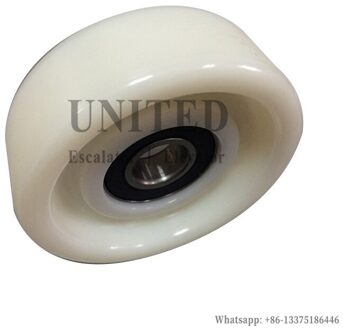 10Pcs Verenigde Roltrap Leuning Roller Met As OD100mm W34mm Lager 6204-2RS