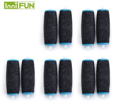 10Pcs Vervangingen Roller Heads Voor Pro Pedicure Foot Care Tool Scholls Voeten Elektronische Voet Bestand Rollers Skin Remover