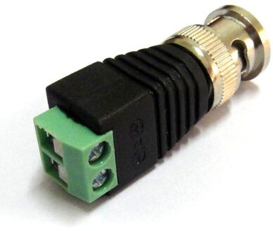 10Pcs Video Converter Connector Bnc Male Voor Cctv Camera Adapter