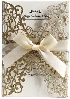 10Pcs Vlinder Uitnodigingen Mariage Wedding Uitnodiging Wenskaart Cover + Vlinder (Zonder Innerlijke Papier)