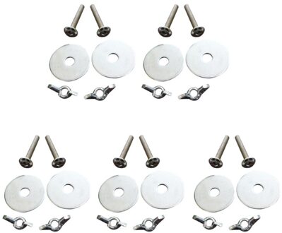 10Pcs Vogels Baars Houder Papegaai Huis Schroef En Noten Vogelkooi Accessoires T3EA