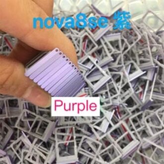 10Pcs Voor Huawei Nova 8 Se Originele Telefoon Behuizing Sim Tray Adapter Micro Sd-kaart Lade Houder zilver