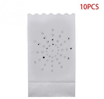 10Pcs Wedding Hart Licht Houder Papieren Lantaarn Kaars Zak Thuis Romantische Bruiloft Decoratie Valentijnsdag Levert zon