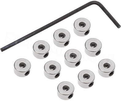 10PCS Wiel Kraag 6x2.1mm 7x2.6mm 8x3.1mm 9x4.1mm aeromodelling RC Vliegtuig Onderdelen Landingsgestel Stopper Set