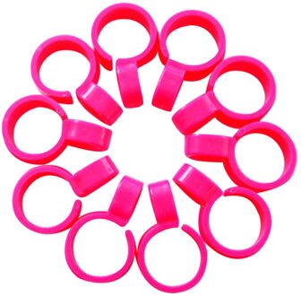 10Pcs Winddicht Wasserij Wasknijpers Opknoping Pinnen Clips Plastic Cabides Hangers Rekken Wasknijpers Hangers Voor Kleding rood