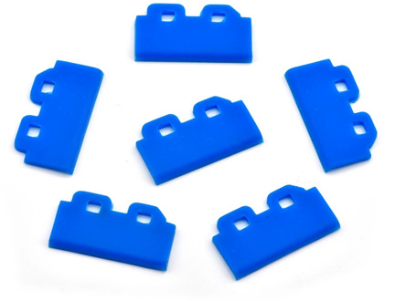 10pcs Wiper Blade for Epson Mimaki JV33 / CJV30 / JV150 / JV300 DX5 DX7 Roland Mutoh printer Printhead Blue Wiper