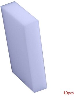 10Pcs Witte Spons Gum Borstel Filter Melamine Cleaner Multifunctionele Keuken Schotel Badkamer Schoonmaken Gereedschap Nano Spons