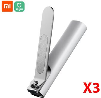 10Pcs Xiaomi Mijia Nagelknipper Anti-Splash Verdediging Spat Nail Mes 420 Rvs Beauty Hand Voet Nail hand Clipper