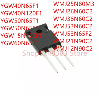 10PCS YGW40N65F1 YGW40N120F1 YGW50N65F1 YGW15N120F1 YGW60N65F1 WMJ25N80M3 WMJ26N60C2 WMJ38N60C2 WMJ53N60C2 WMJ56N65F2 WMJ21N90C2