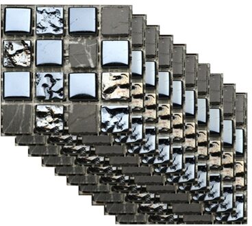 10Pcs Zelfklevende Badkamer Keuken Decor Thuis Muur 3D Tegel Sticker Jaar Kerst Decoraties Voor Huis Baksteen sticker