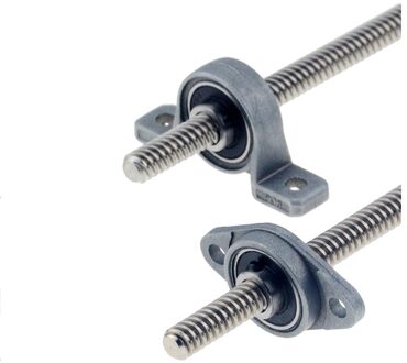 10pcs Zinklegering Diameter 8mm Boring Kogellager Kussen Blok Gemonteerd Ondersteuning Kaliber KP08 KP000 KP001 KP002 KP003 KFL08 KFL000