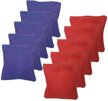 10Pcs Zitzakken Lekvrije Duurzaam Cornhole Gooien Zandzakken Outdoor Familie Spel Tool