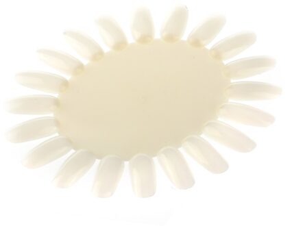 10Pcs Zonnebloem Shaped Nail Art Acryl Valse Valse Tips Nagellak Palet Praktijk Wiel Display Boards