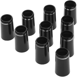 10Pcs Zwarte Golf Adereindhulzen Voor Irons Shaft Golf Asbus Adapter Vervanging Golf Accessoires 9.3x16x13.6