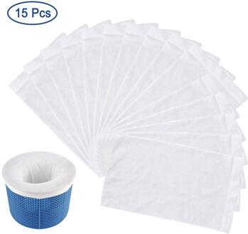 10Pcs Zwembad Skimmer Sokken Huishoudelijke Perfect Savers Voor Filters Manden Skimmers Zwembad Filter Sokken Zwembad Benodigdheden 15 stk