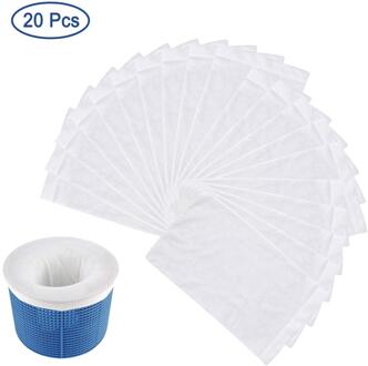 10Pcs Zwembad Skimmer Sokken Huishoudelijke Perfect Savers Voor Filters Manden Skimmers Zwembad Filter Sokken Zwembad Benodigdheden 20 stk