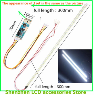 10piece/lot 17inch wide Dimable LED Backlight Lamps Update kit Adjustable LED Light For LCD Monitor 355MM