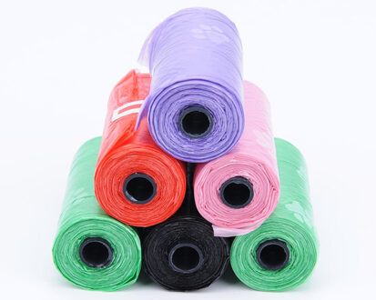 10Roll 150pcs Afbreekbare Pet-afval Kak Tassen Hond Kat Schoon Up Refill Vuilniszak Outdoor Huis Schoon Refill vuilniszak perro