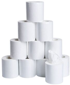 10Rolls Wit Servet Papierrol, Huis Huishouden Dikker Bad Toiletpapier Zachte X7YB