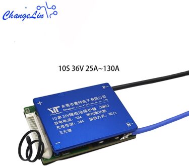 10S 36V Bms 18650 Lithium Li-Ion Batterij Bescherming Boord Balanece Waterdichte Tempo Controle Diy Gadget Mobiele Balancer Accessoires 10S 36V 40A