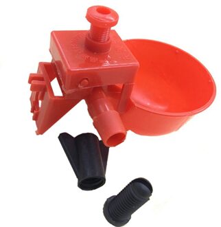 10Set Kip Waterer Hens Kwartel Vogels Drinken Bowls Water Voor Kippenhok Chick Drinknippels Gevogelte Boerderij Dier Benodigdheden 30sets