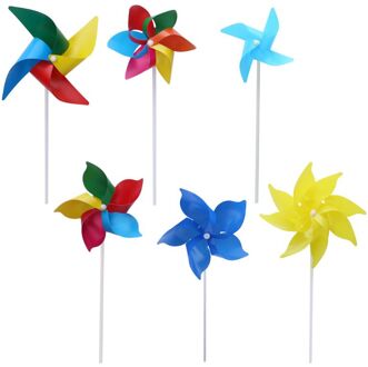 10Set Windmolen Pinwheel Wind Spinner Tuin Yard Art Decoratie Outdoor Speelgoed Diy Y4UD