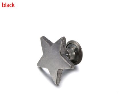10Sets Flat Stars Klinknagels Lederen Studs Craft Diy Voor Kleding Tas Schoenen Schroef Studs En Spikes Voor Kleding Kledingstuk accessoires 3 / 9mm
