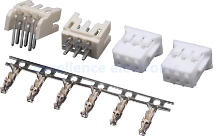 10Sets PHD 2.0MM Double Row 2X2/3/4/5/6/7/8/9/10pin PHD2.0 Connector Straight / Curved Needle Plug Male + Female + Crimps