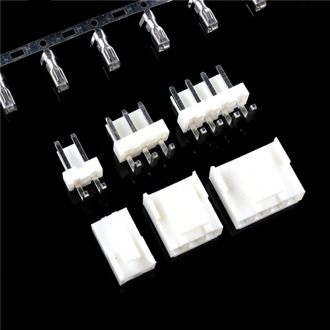 10sets VH 3.96mm 2P 3P 4P 5P 6 Pin 90 degree curved needle Male Plug + Female Housing + Terminals VH3.96 Connector