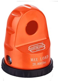 10T Lier Haak Touw Trekhaak Connector Trailer Bal Off-Road Voertuig Gemodificeerde Rescue Klauw Aluminium Gids Poort voor En Achter oranje