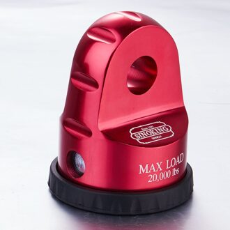 10T Lier Haak Touw Trekhaak Connector Trailer Bal Off-Road Voertuig Gemodificeerde Rescue Klauw Aluminium Gids Poort voor En Achter rood