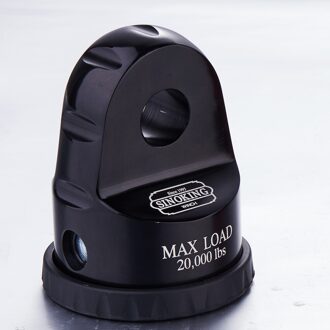 10T Lier Haak Touw Trekhaak Connector Trailer Bal Off-Road Voertuig Gemodificeerde Rescue Klauw Aluminium Gids Poort voor En Achter zwart