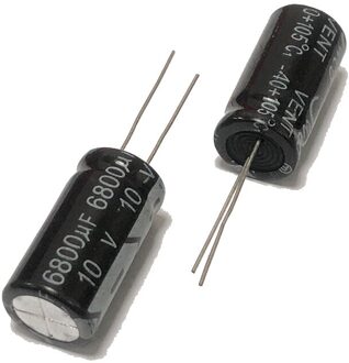 10V6800uf Volume 13X25Mm Aluminium Elektrolytische Condensator 10Pcs