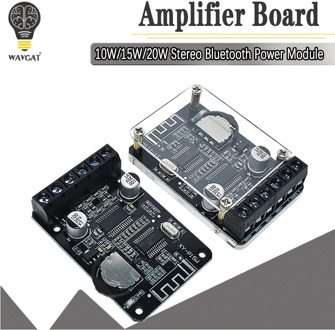 10W/15W/20W/30W/40W Stereo Bluetooth Power Amplifier Board 12V/24V High Power Digital Amplifier Module XY-P15W